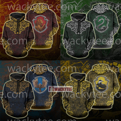 Slytherin House Hogwarts Harry Potter New Collection 3D Hoodie