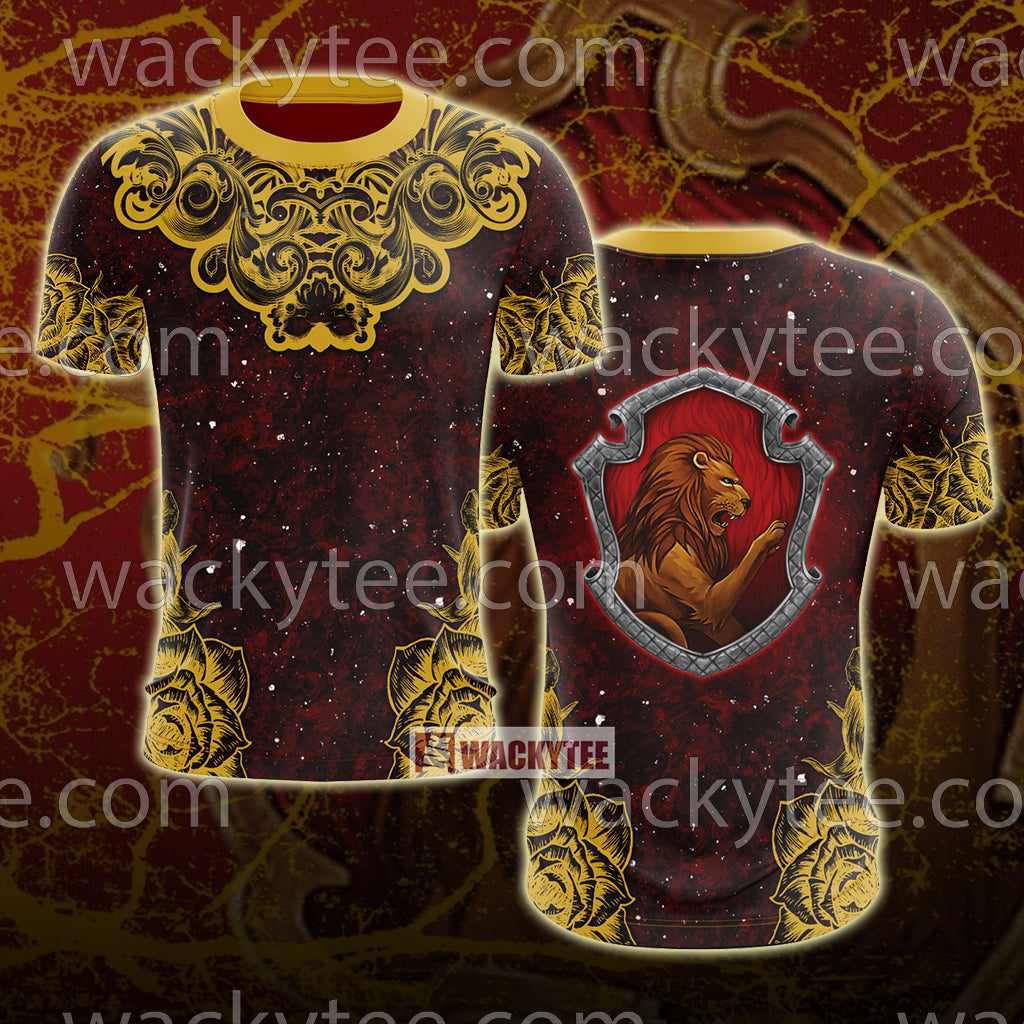 Gryffindor House Hogwarts Harry Potter New Collection 3D T-shirt T-shirt