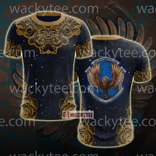 Ravenclaw House Hogwarts Harry Potter New Collection 3D T-shirt