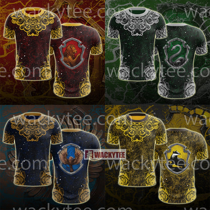 Hufflepuff House Hogwarts Harry Potter New Collection 3D T-shirt