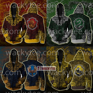 Ravenclaw House Hogwarts Harry Potter New Collection Zip Up Hoodie