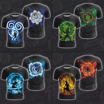 Avatar: The Last Airbender Waterbending Unisex 3D T-shirt