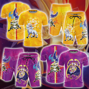 Pokemon Solgaleo Unisex 3D Beach Shorts