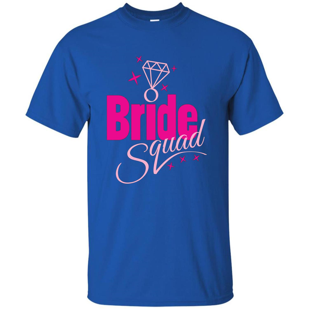Bride Squad Bachelorette Party T-shirt Royal