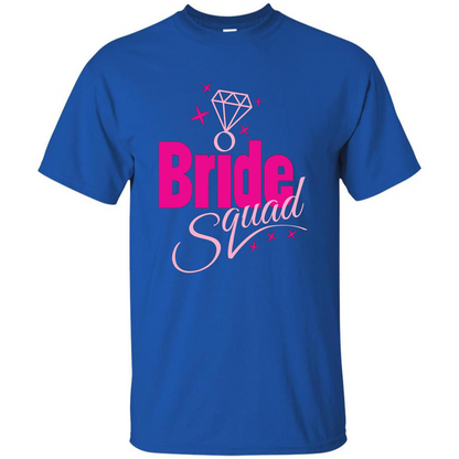 Bride Squad Bachelorette Party T-shirt Royal