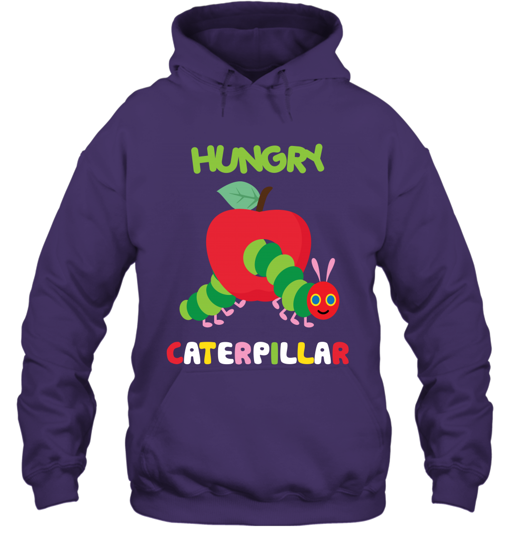 Hungry Caterpillar Funny Shirt Hoodie Hoodie Purple