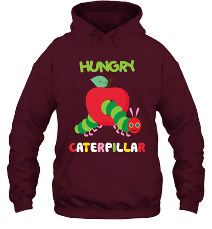 Hungry Caterpillar Funny Shirt Hoodie Hoodie Maroon