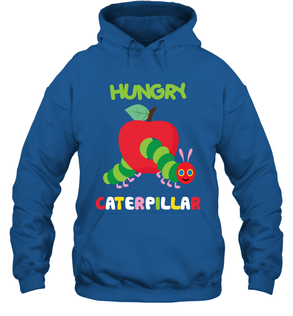 Hungry Caterpillar Funny Shirt Hoodie Hoodie Royal