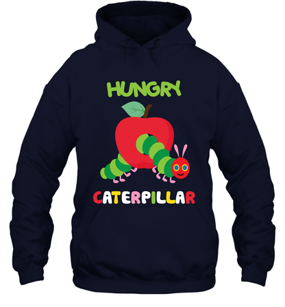 Hungry Caterpillar Funny Shirt Hoodie Hoodie Navy