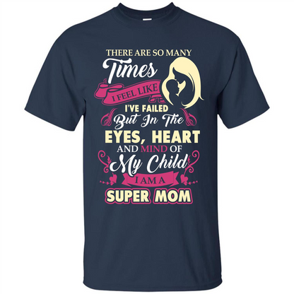 Mommy T-shirt There Are So Many Times I Feel Like T-shirt Navy