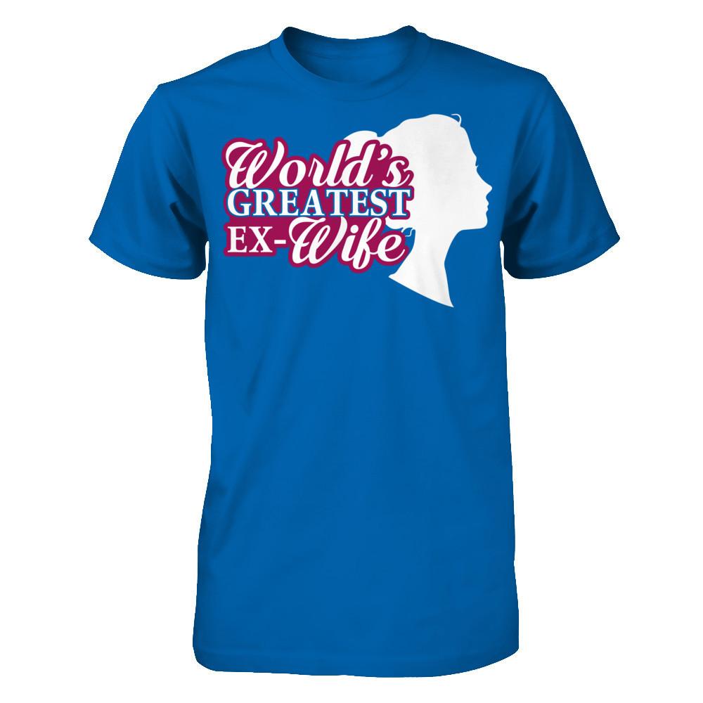 World's Greatest Ex-Wife Gildan - Short Sleeve Tee Royal