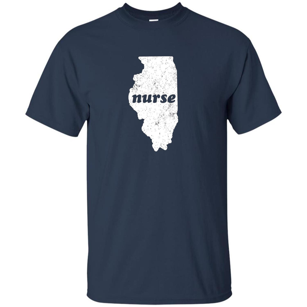 Nursing T-shirt Nurse Graduation Illinois T-shirt Navy