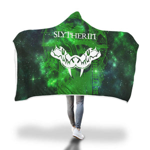 Quidditch Slytherin Harry Potter 3D Hooded Blanket