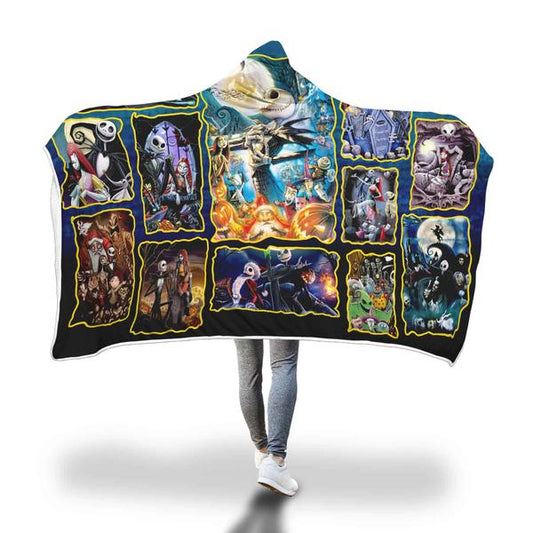 The Nightmare Before Christmas Hooded Blanket