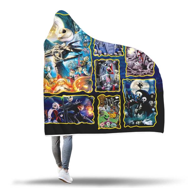 The Nightmare Before Christmas Hooded Blanket