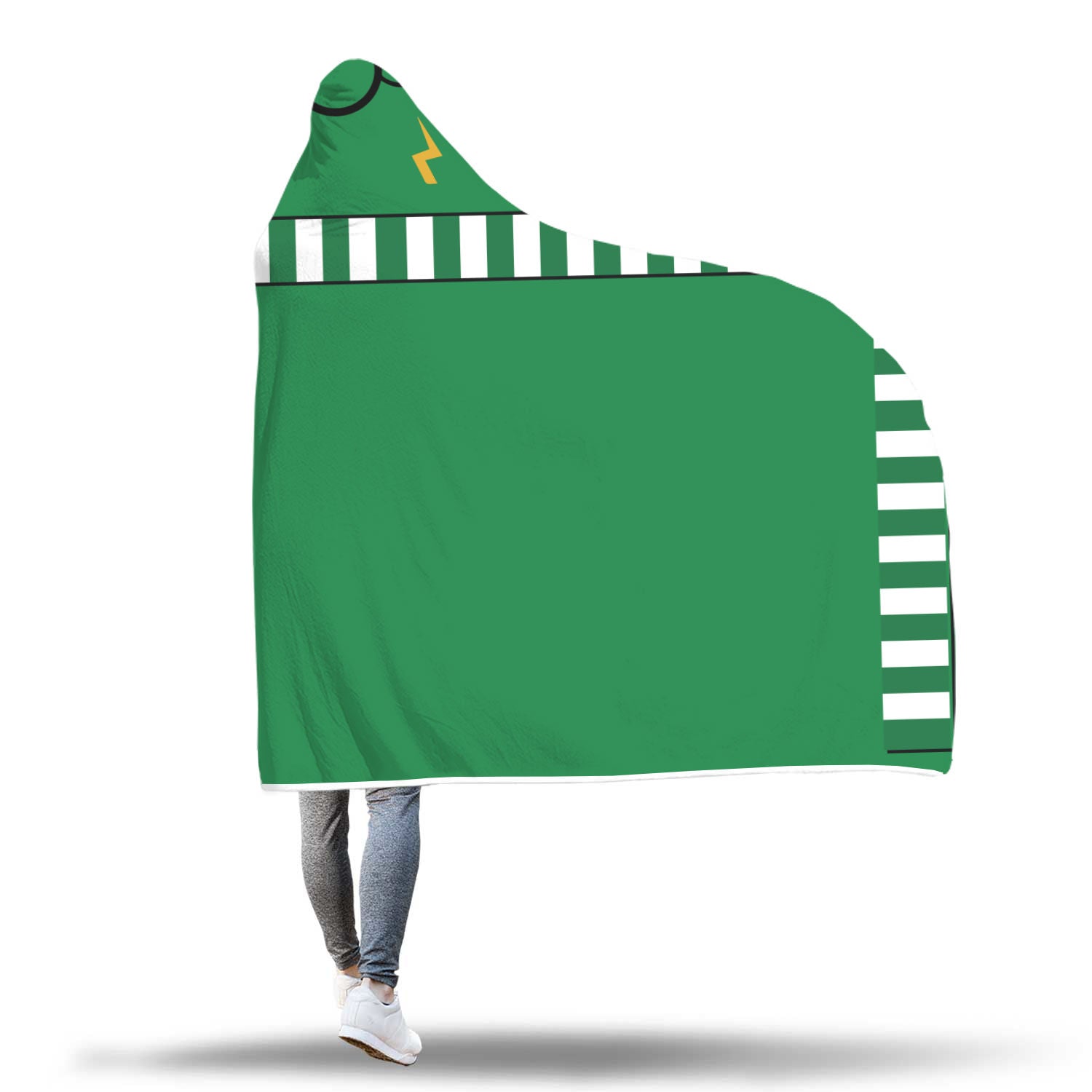 Slytherin House Hogwarts Logo Harry Potter 3D Hooded Blanket