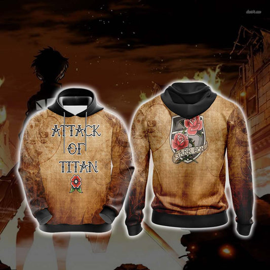 Attack On Titan - Garrison New Unisex 3D Hoodie