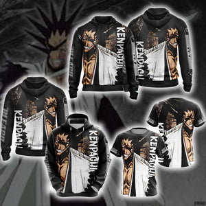 Bleach - Kenpachi New Unisex 3D Hoodie