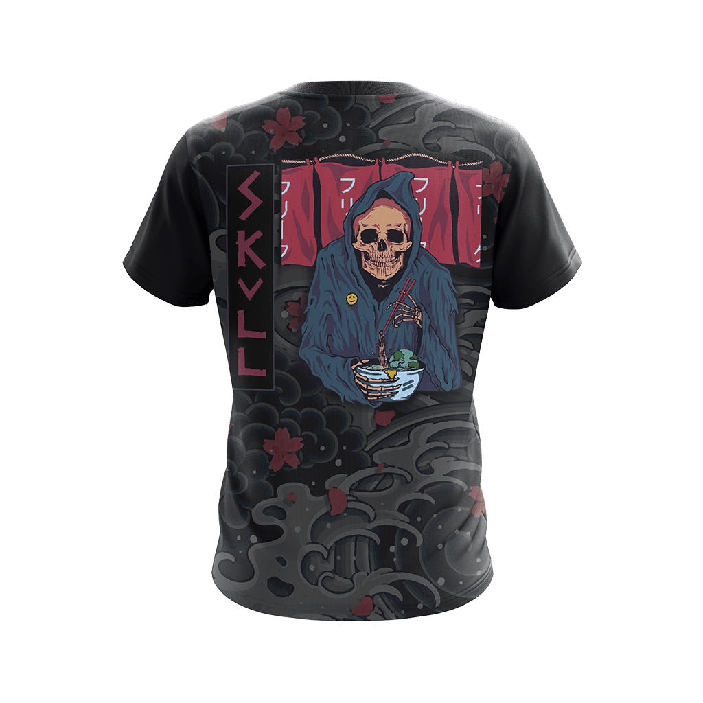 Food Skull Japanese Unisex 3D T-shirt