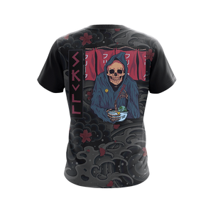 Food Skull Japanese Unisex 3D T-shirt