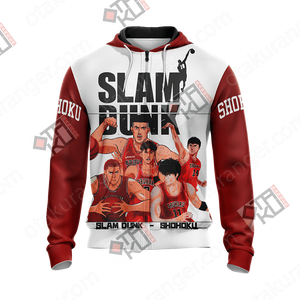 Slam Dunk Unisex Zip Up Hoodie