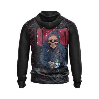 Food Skull Japanese Unisex 3D Hoodie