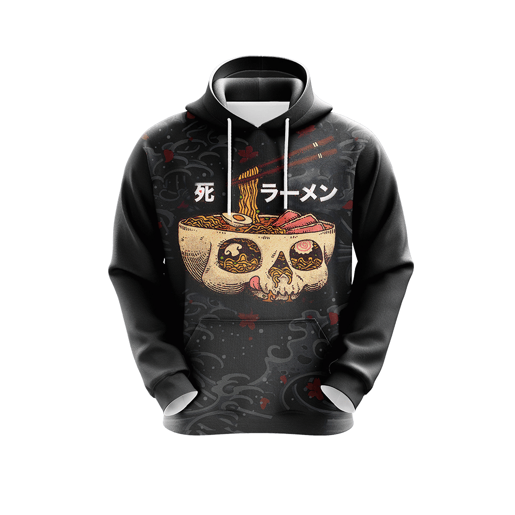 Food Skull Japanese Unisex 3D Hoodie