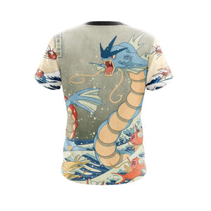 Pokemon - Gyarados Unisex 3D T-shirt