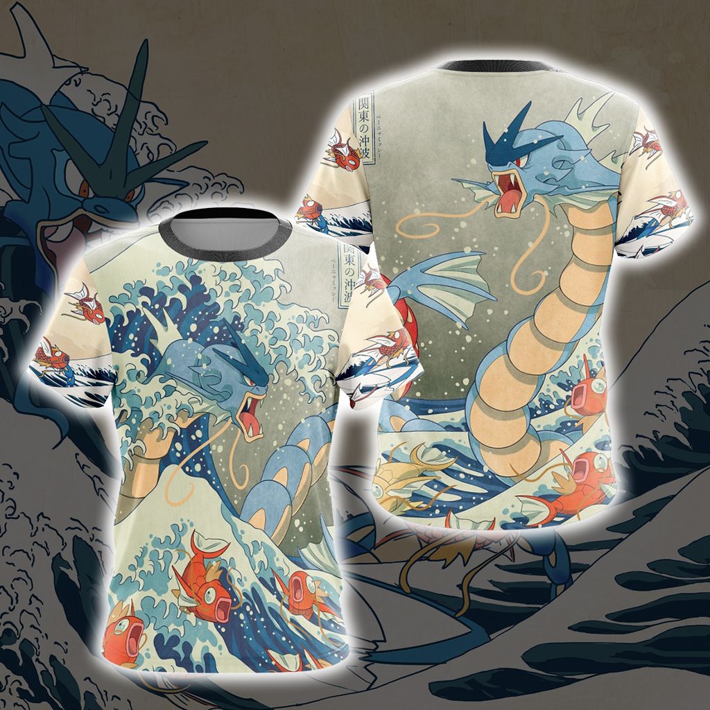 Pokemon - Gyarados Unisex 3D T-shirt T-shirt
