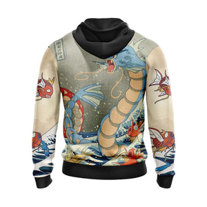 Pokemon - Gyarados Unisex 3D Hoodie