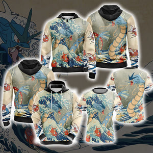 Pokemon - Gyarados Unisex 3D Hoodie