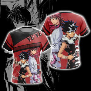 Yu Yu Hakusho - Hiei  And Kurama Unisex 3D T-shirt