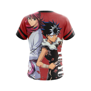 Yu Yu Hakusho - Hiei  And Kurama Unisex 3D T-shirt