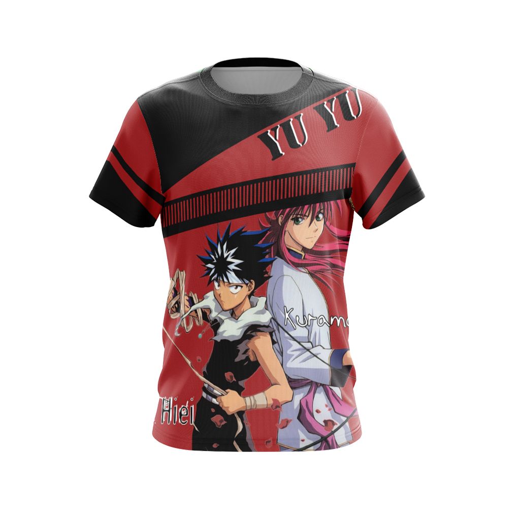 Yu Yu Hakusho - Hiei And Kurama Unisex 3D T-shirt