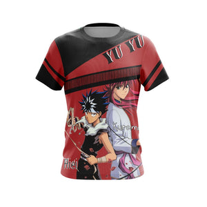 Yu Yu Hakusho - Hiei  And Kurama Unisex 3D T-shirt