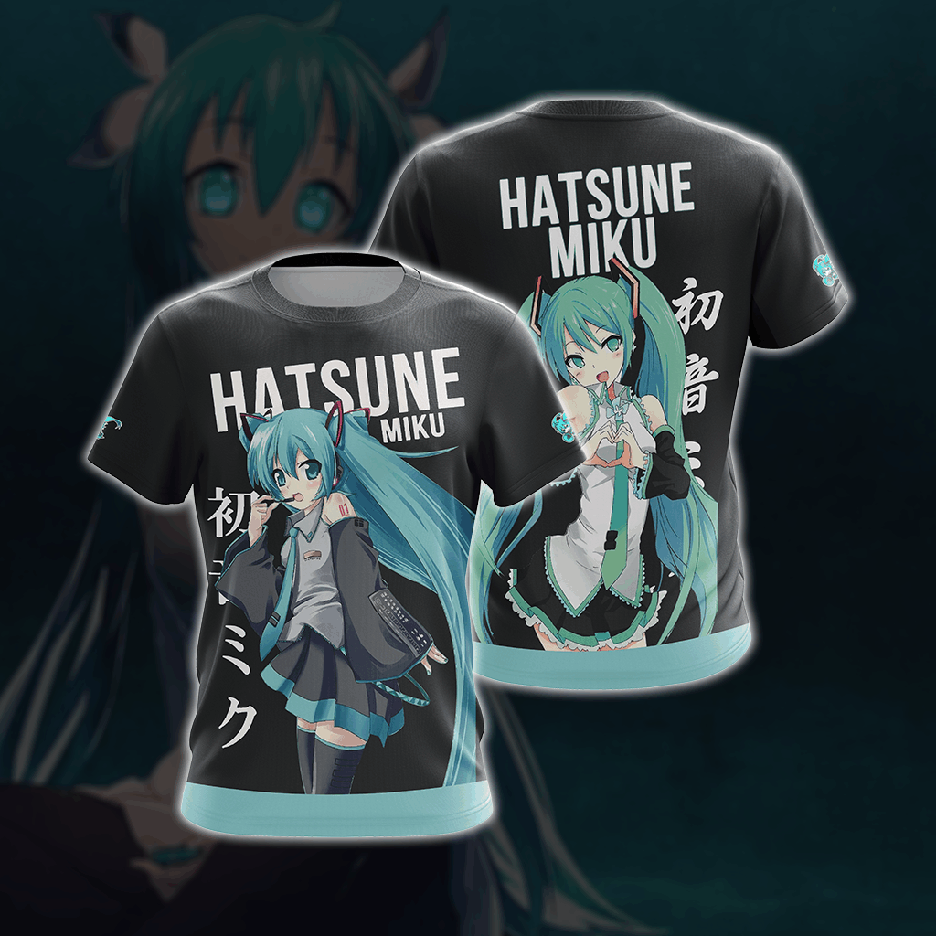 Hatsune Miku Unisex 3D T-shirt T-shirt