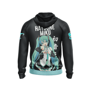 Hatsune Miku Unisex Zip Up Hoodie