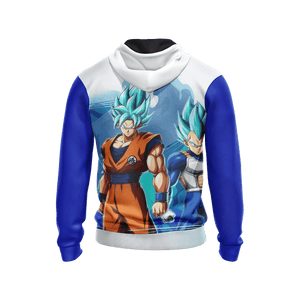 Dragon Ball - Super Saiyan Blue Goku and Vegeta Unisex 3D Hoodie