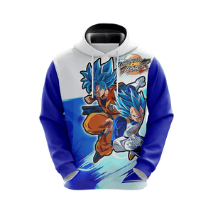 Dragon Ball - Super Saiyan Blue Goku and Vegeta Unisex 3D Hoodie