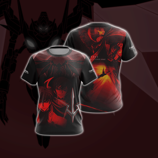 Code Geass Lelouch New Unisex 3D T-shirt T-shirt