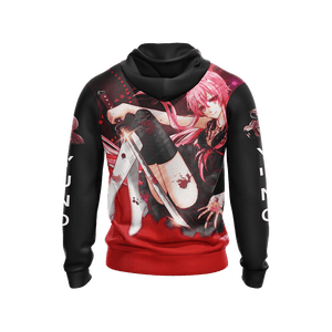 Future Diary Yuno Gasari Unisex 3D Hoodie