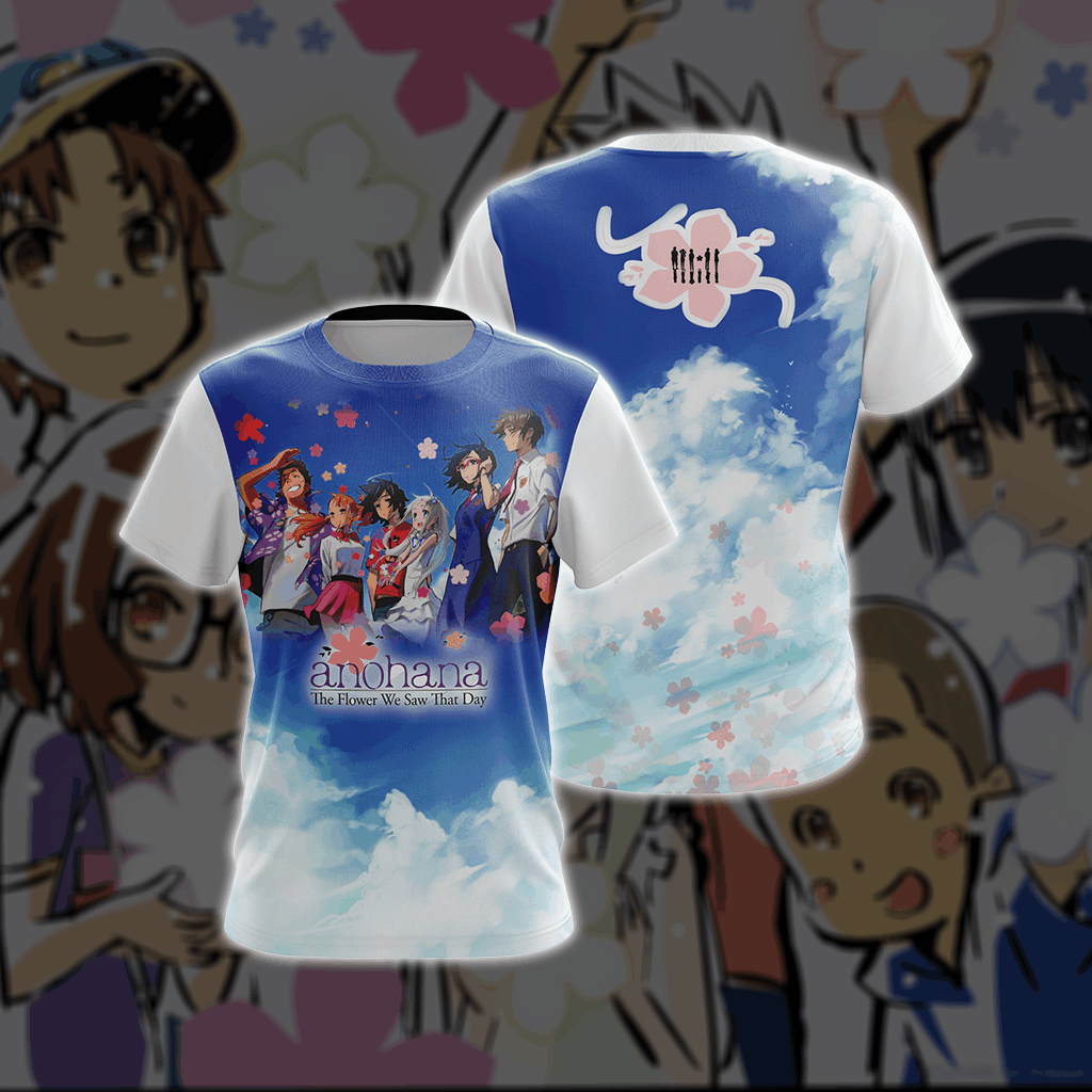 Anohana: The Flower We Saw That Day Unisex 3D T-shirt