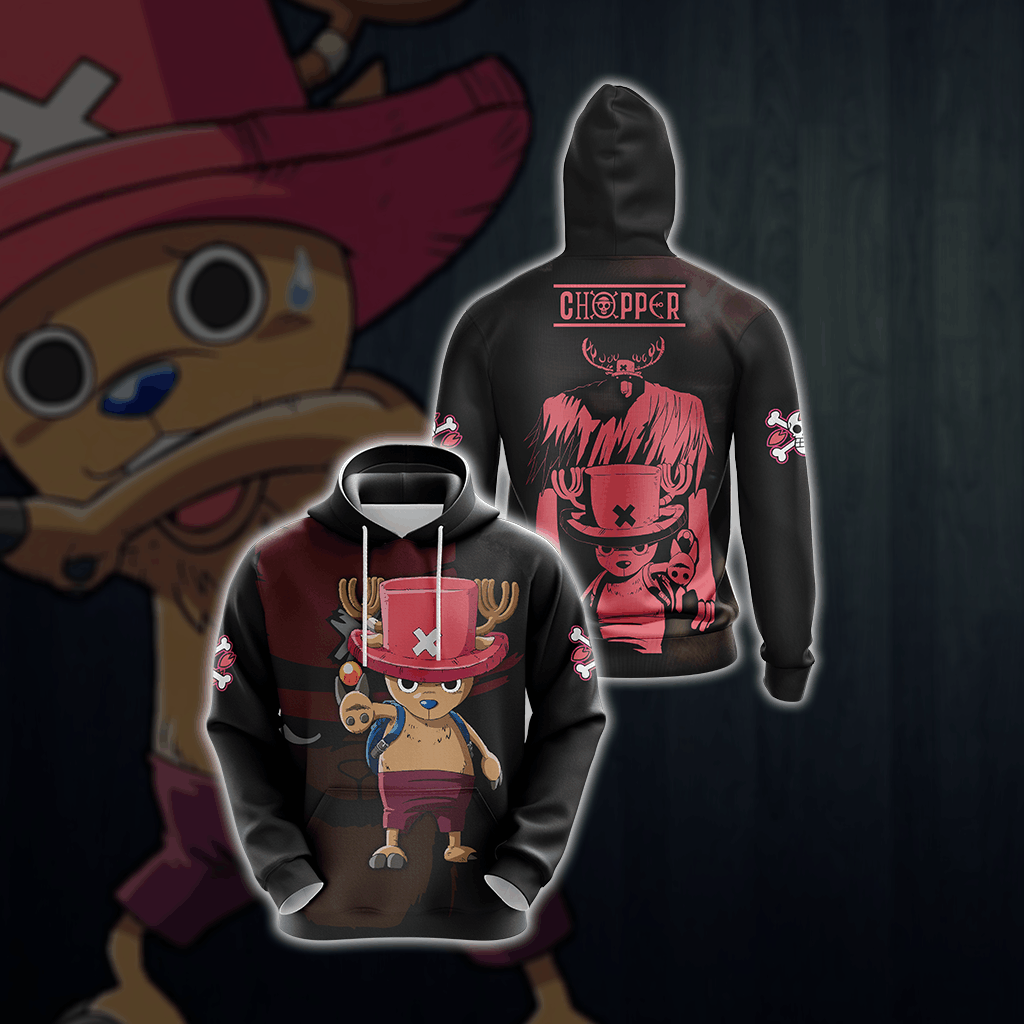 One Piece - The Strawhat's Doctor, Tony Tony Chopper Unisex 3D Hoodie