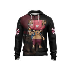 One Piece - The Strawhat's Doctor, Tony Tony Chopper Unisex Zip Up Hoodie