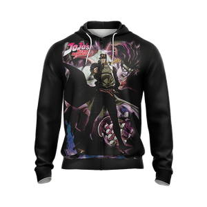 Jojo's Bizarre adventure - Stardust Crusaders Unisex Zip Up Hoodie