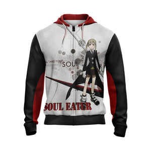 Soul Eater I Will Take Your Soul Unisex Zip Up Hoodie
