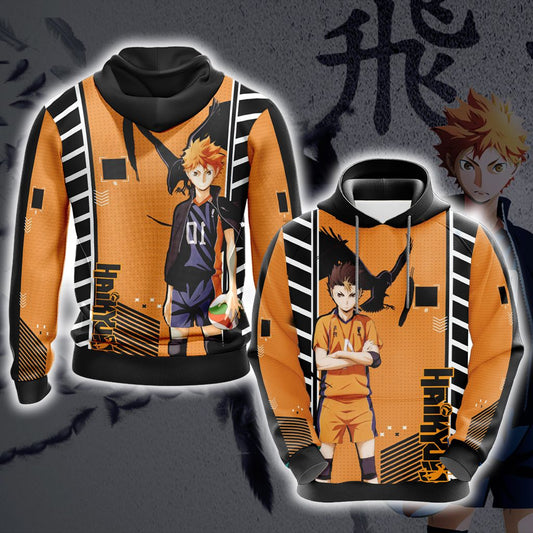 Haikyuu - Hinata Shouyou Unisex 3D Hoodie