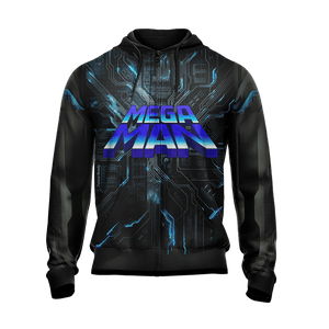 Mega Man Legend New Version Unisex Zip Up Hoodie