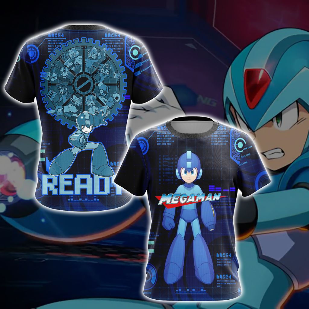 Mega Man - Ready Unisex 3D T-shirt T-shirt