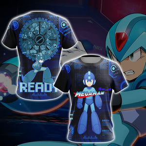 Mega Man - Ready New Version 1 Unisex 3D T-shirt